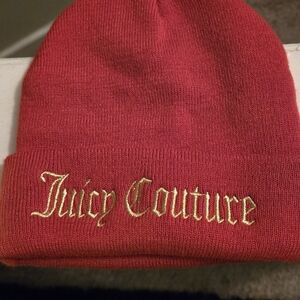 Juicy Couture Vibrant Red Knit Hat